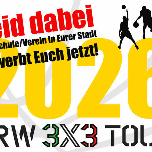 Ausschreibung NRW3x3Tour 2026